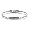 Hip-Hop Simple Style Geometric 304 Stainless Steel Plating Unisex Bangle