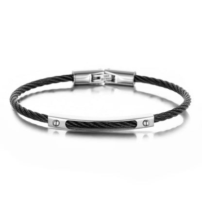 Hip-Hop Simple Style Geometric 304 Stainless Steel Plating Unisex Bangle