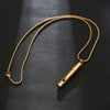 Hip-Hop Simple Style Whistle 304 Stainless Steel Plating 18K Gold Plated Unisex Pendant Necklace