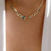 Hip-Hop Snake Alloy Rhinestone Women'S Necklace 1 Piece