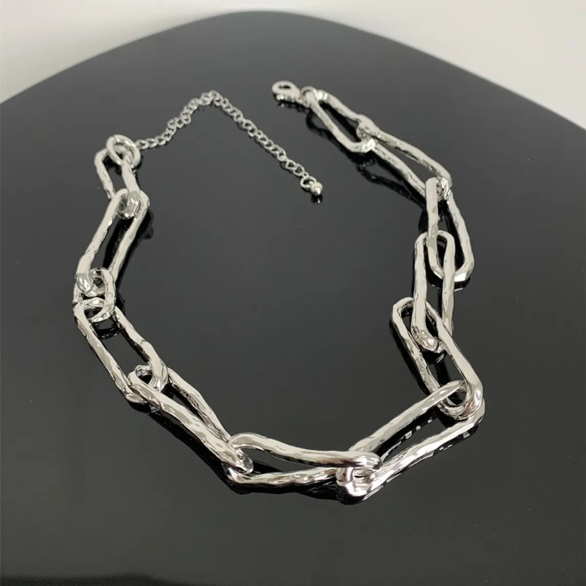 Hip-Hop Solid Color Alloy Unisex Choker