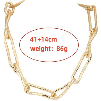 Hip-Hop Solid Color Alloy Unisex Choker