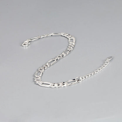 Hip-hop Solid Color Silver Plating Bracelets 1 Piece