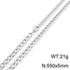 Stainless Steel Metal 18K Gold Plated Hip-Hop Plating Solid Color Necklace