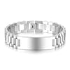 Hip-Hop Solid Color 304 Stainless Steel Patchwork Men'S Bracelets