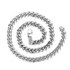 Hip-Hop Solid Color 304 Stainless Steel Polishing Chain 18K Gold Plated Unisex Necklace