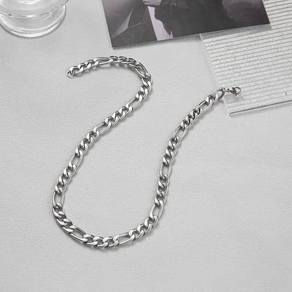 Hip-Hop Solid Color Titanium Steel Polishing Unisex Necklace