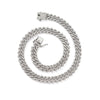 Hip-Hop Solid Color Zinc Alloy Inlay Rhinestones Men'S Bracelets Necklace