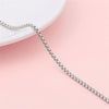 Hip Hop Stainless Steel Y2k Ancient Silver Diy Handmade Jewelry Chain Bracelet Necklace Accessories
