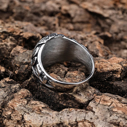 Hip-Hop Streetwear Geometric 304 Stainless Steel Men'S Rings