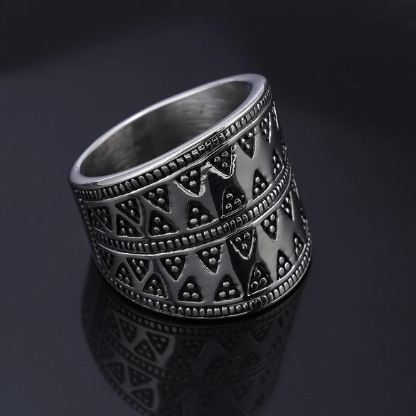 Hip-Hop Streetwear Geometric 304 Stainless Steel Men'S Rings