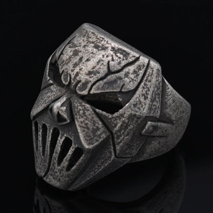 Hip-Hop Streetwear Skull 304 Stainless Steel Carving Men'S Rings