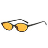 Hip-Hop Streetwear Solid Color Ac Oval Frame Full Frame Women'S Sunglasses