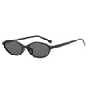 Hip-Hop Streetwear Solid Color Ac Oval Frame Full Frame Women'S Sunglasses