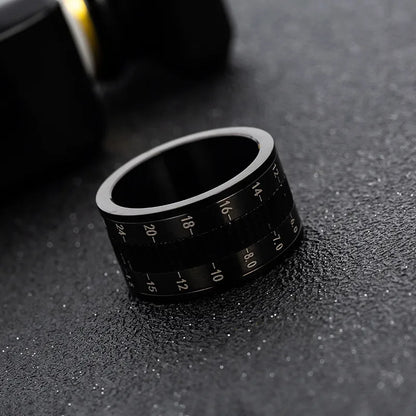 Hip-Hop Streetwear Solid Color Titanium Steel Plating Men'S Rings