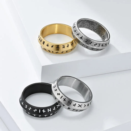 Hip-Hop Symbol Titanium Steel Polishing Unisex Rings