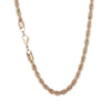 Hip Hop Twist Rope Chain Accessories Titanium Steel Geometric Electroplated Unisex