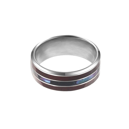 Hip-Hop U Shape Geometric 304 Stainless Steel Men'S Rings