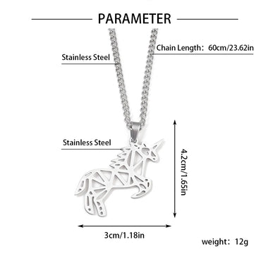 Hip-Hop  201 Stainless Steel Hollow Out Unisex Pendant Necklace