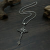 Hip-Hop Vintage Style Cross 304 Stainless Steel Men'S Pendant Necklace