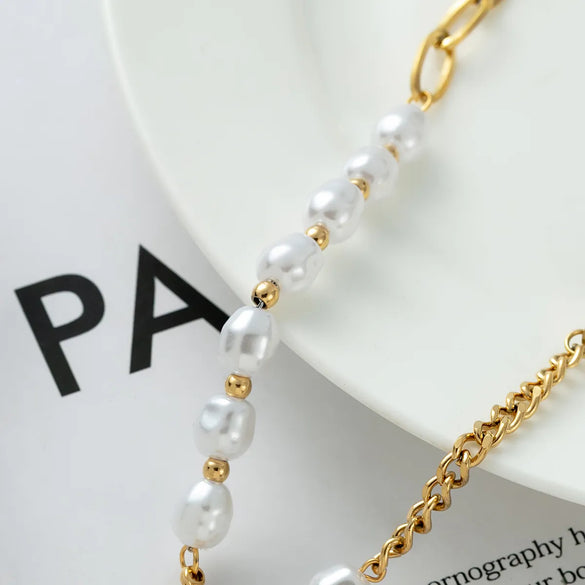 Hip-hop Vintage Style Heart Shape Stainless Steel Plating 18k Gold Plated Pendant Necklace