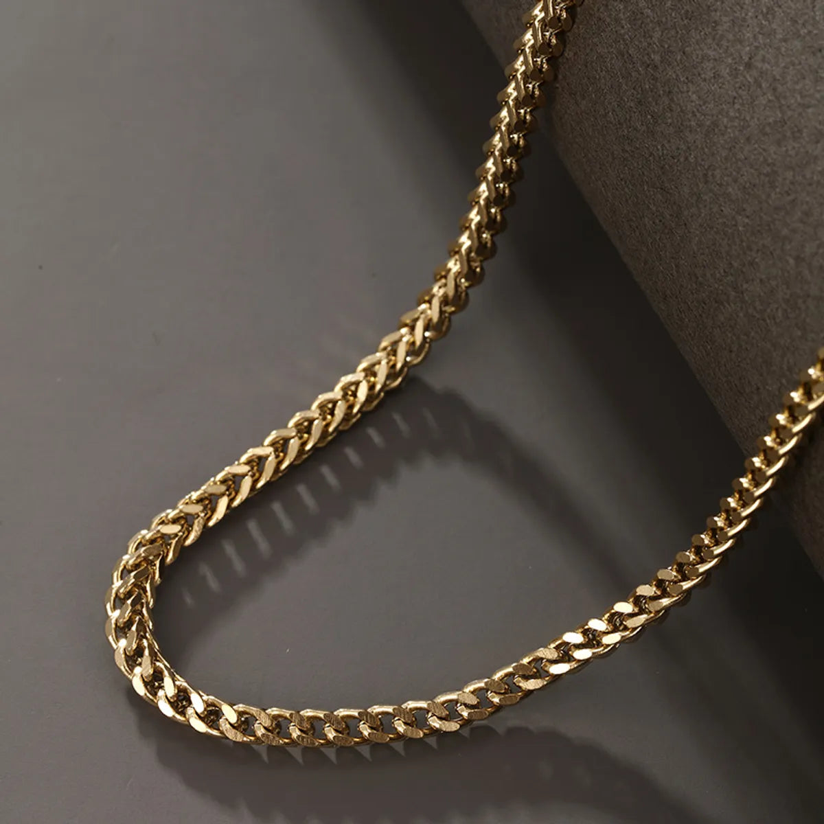 304 Stainless Steel 18K Gold Plated Hip-Hop XUPING Plating Geometric Necklace