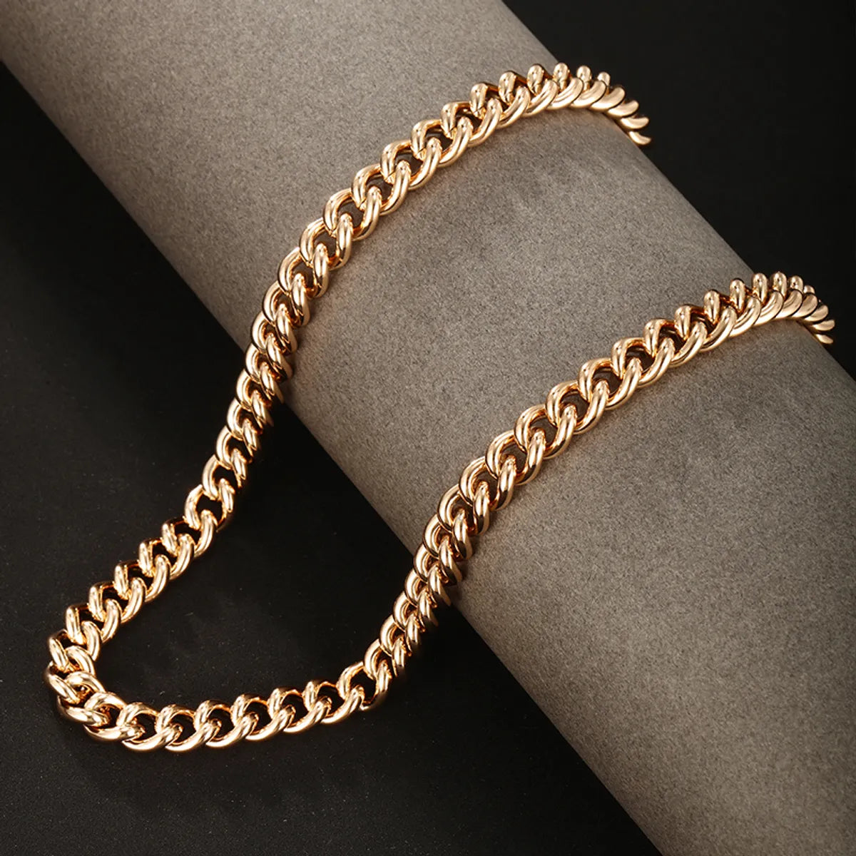 Hip-Hop Xuping Solid Color Copper Alloy Plating 18k Gold Plated Men'S Bracelets Necklace