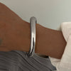 Hiphop Style Irregular Alloy Hammer Wideface Electroplated Bracelet