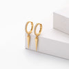 Hiphop Style S925 Sterling Silver Earrings