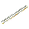 Hiphop Style Zinc Alloy Peach Heart Splicing Cuban Chain Necklace For Men