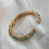 Hollow Open Cuff Bracelet With Enamel Finish And Diamond Embellishment Retro Court Style Plated Fashion Jewelry Wholesale