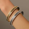 Hollowout Light Luxury Drill Bracelet Titanium Steel Polish Fashion