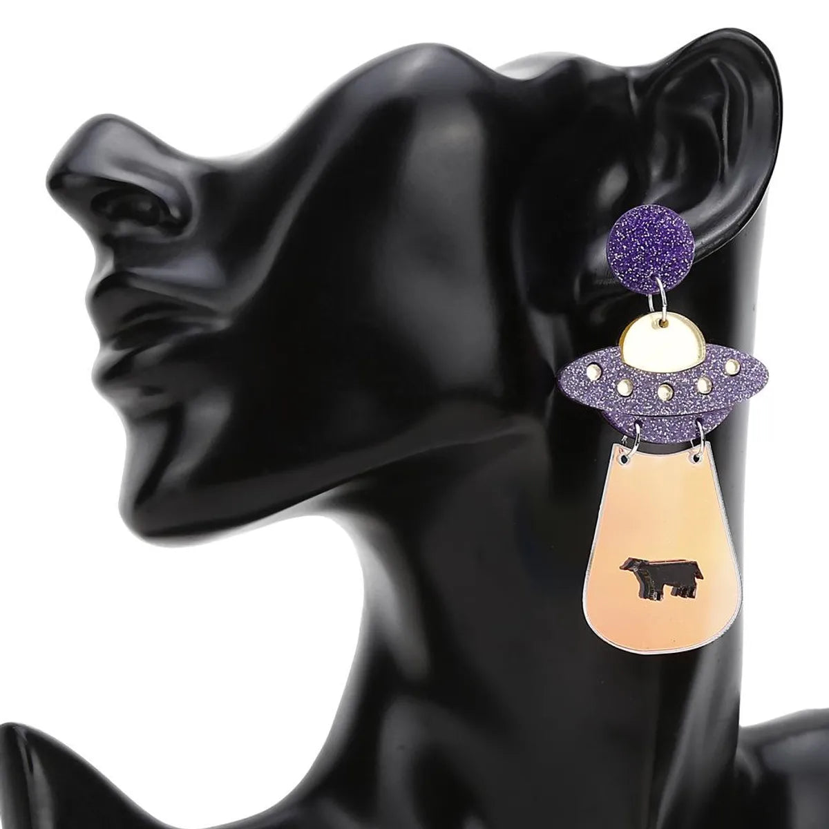 Fashion Cartoon Character Arylic No Inlaid Earrings