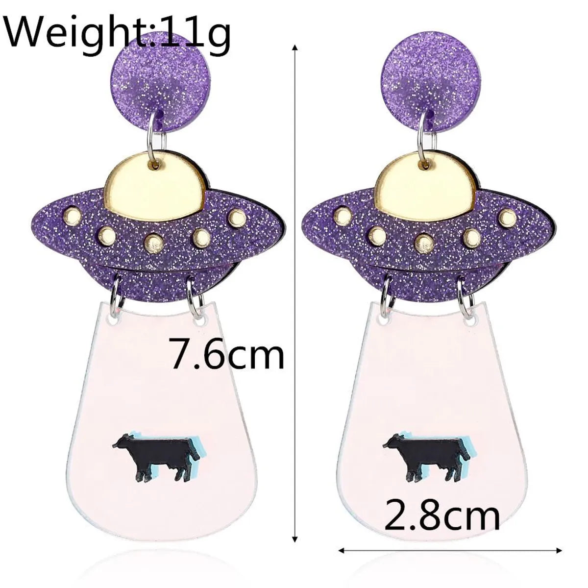 Fashion Cartoon Character Arylic No Inlaid Earrings