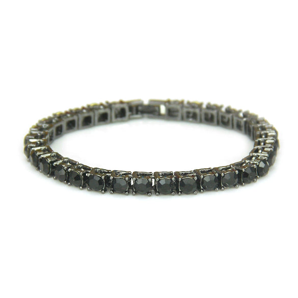 Hot New Jewelry Hip Hop Single Row Diamond Bracelet Men's Fashion Bracelet  Wholesale