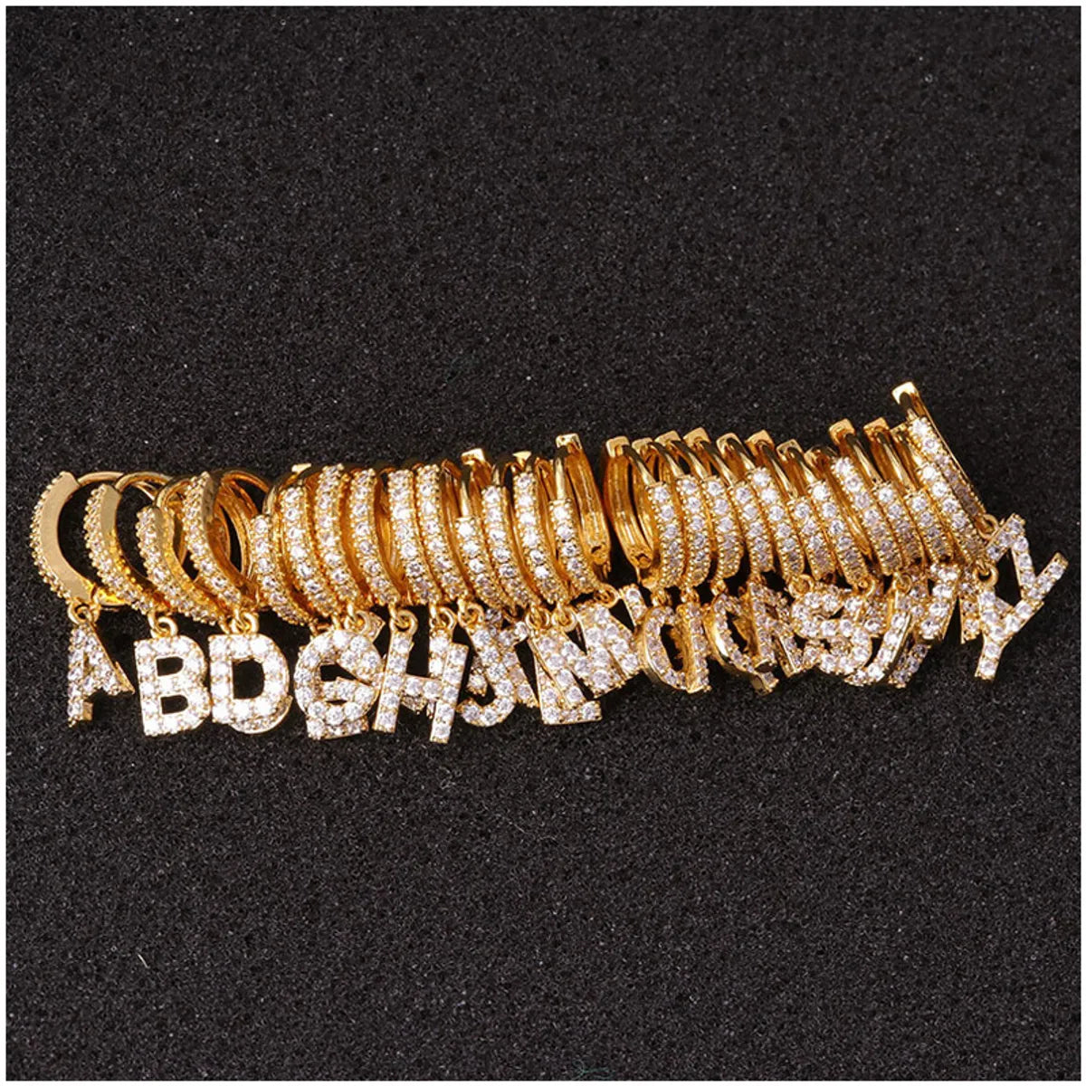 Ethnic Style Letter Copper