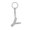 Hot-Selling Fashion 26 English Letters Diamond Keychain  Wholesale