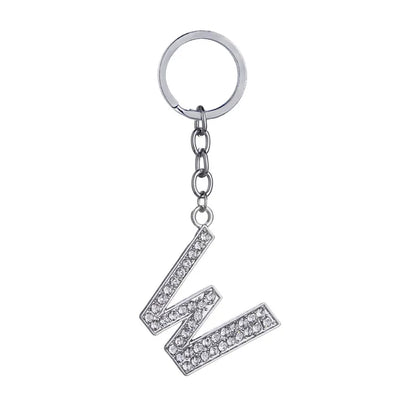 Hot-Selling Fashion 26 English Letters Diamond Keychain  Wholesale