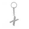 Hot-Selling Fashion 26 English Letters Diamond Keychain  Wholesale