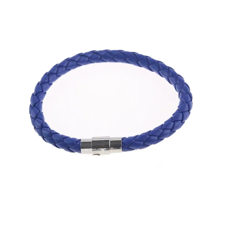 Hot Selling   Jewelry Leather Rope Woven Men'S And Women'S Bracelet Leather Couple Bracelet Wholesale