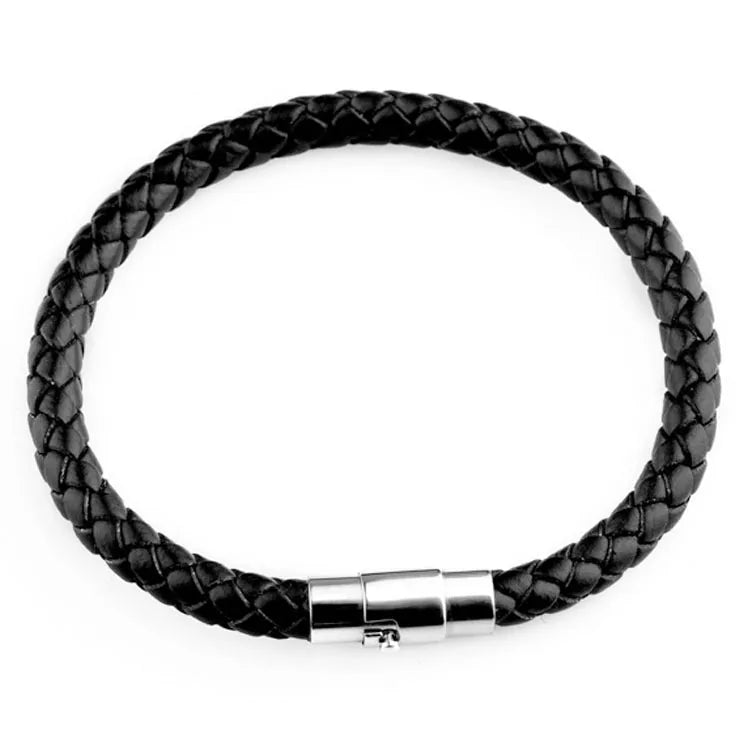 Hot Selling   Jewelry Leather Rope Woven Men'S And Women'S Bracelet Leather Couple Bracelet Wholesale