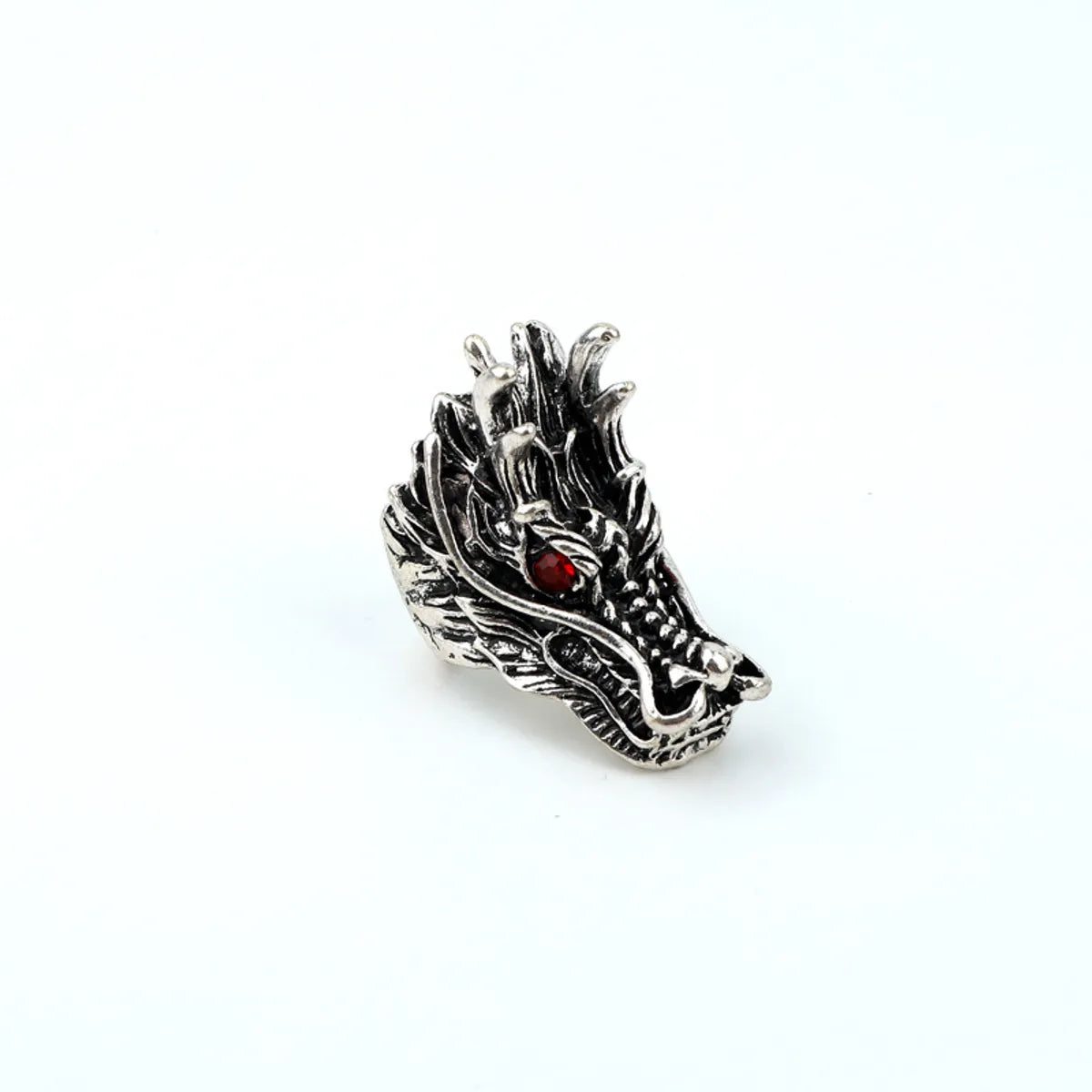 Hot-selling Jewelry Retro Punk Ring Leading Tiger Animal Big Ring Wholesale Gooddiy