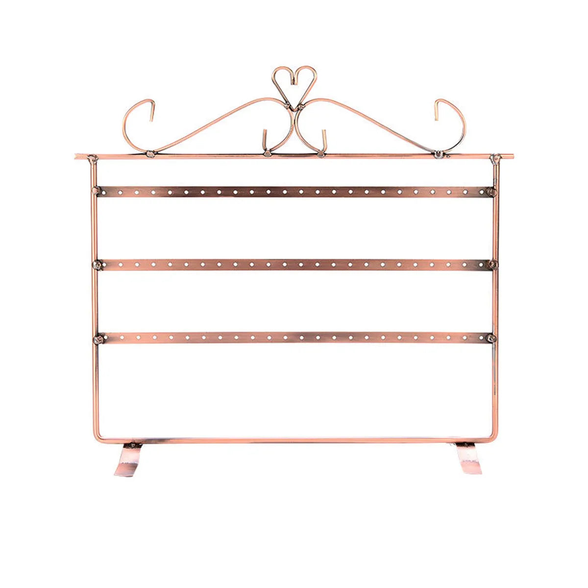 Hot-Selling Three-Tier Iron Display Rack Double-Sided Earring Storage Rack Wholesale Nihaojewelry