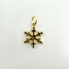 Hotselling Copper Goldplated Snowman Snowflake Christmas Tree Pendant Bracelet Necklace Diy Jewelry Accessories