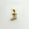 Hotselling Copper Goldplated Snowman Snowflake Christmas Tree Pendant Bracelet Necklace Diy Jewelry Accessories