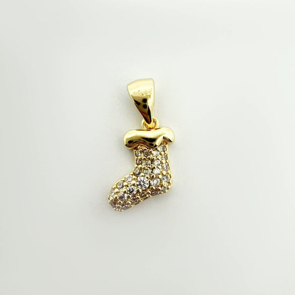 Hotselling Copper Goldplated Snowman Snowflake Christmas Tree Pendant Bracelet Necklace Diy Jewelry Accessories