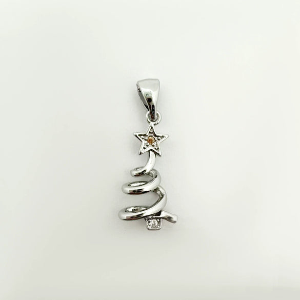 Hotselling Copper Goldplated Snowman Snowflake Christmas Tree Pendant Bracelet Necklace Diy Jewelry Accessories