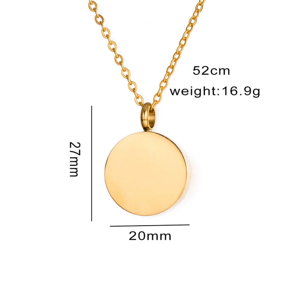 Hotselling Stainless Steel Round Gloss Openable Perfume Bottle Family Pet Hair Ashes Pendant