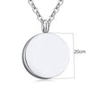 Hotselling Stainless Steel Round Gloss Openable Perfume Bottle Family Pet Hair Ashes Pendant