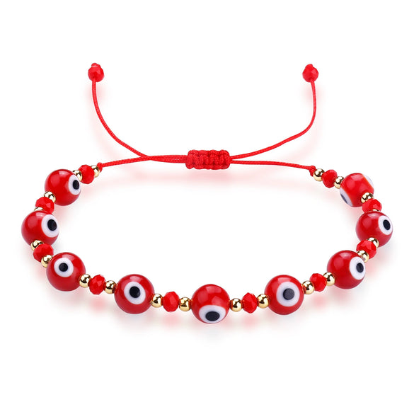 Hottest Jewelry Wholesale Ethnic Style Devil's Eye Bracelet Colorful Handwoven Eye Bracelet